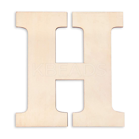 Letter Unfinished Wood Blank Cutouts LS-DIY-ZX040-01H-1