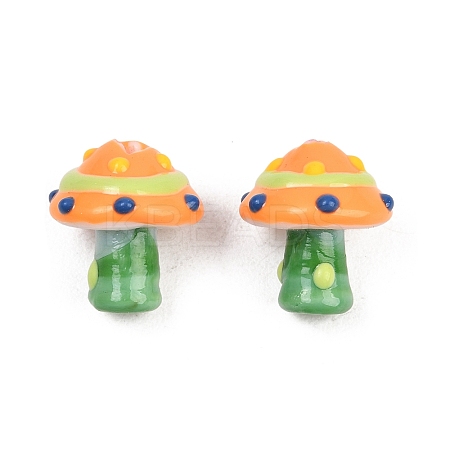 Handmade Lampwork Enamel Beads LAMP-B055-02C-1