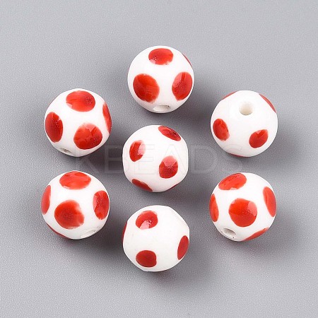 Handmade Porcelain Beads PORC-N009-04B-1