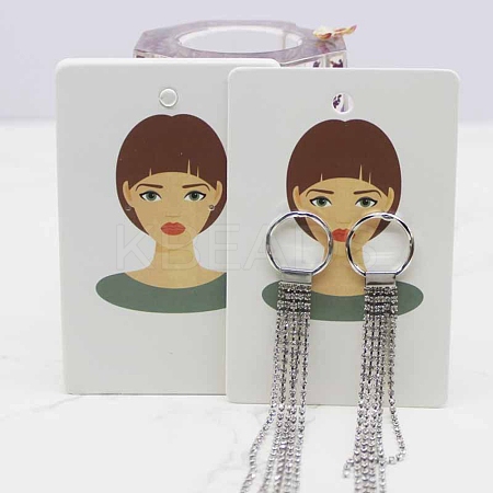 Paper Earring Display Cards DIY-B061-05A-1