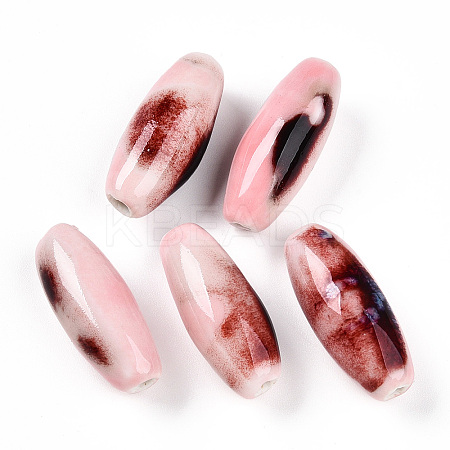 Handmade Porcelain Beads PORC-N008-07P-1