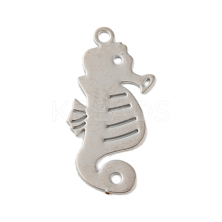 Brass Etched Metal Embellishments Pendants KKC-D001-03P-1