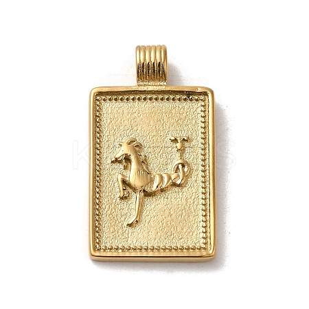 304 Stainless Steel Pendants STAS-L022-306G-08-1
