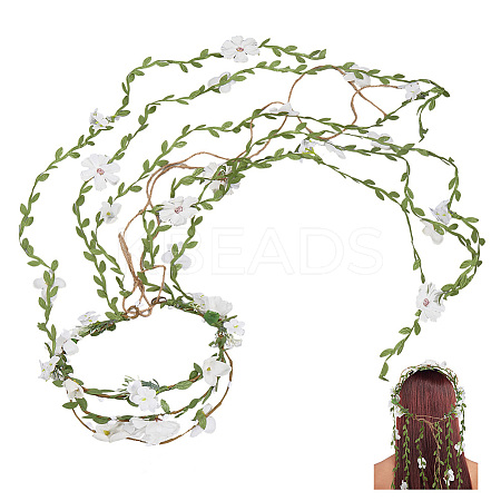 Cloth & Alloy & Plastic Headbands OHAR-WH20008-05B-1
