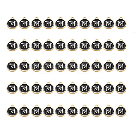 Golden Plated Alloy Charms ENAM-SZ0001-25B-M-1