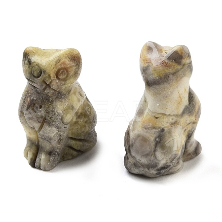 Natural Crazy AgateCarved Figurines DJEW-L023-B05-1