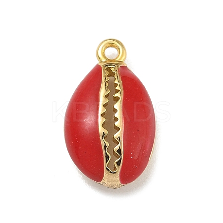 Rack Plating Brass Enamel Pendants KK-G515-19G-04-1