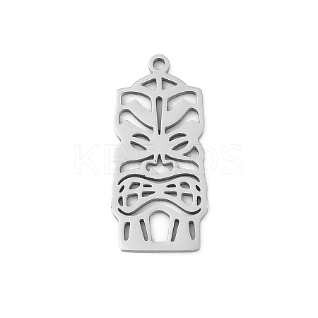304 Stainless Steel Pendants LS-STAS-U041-03B-P-1