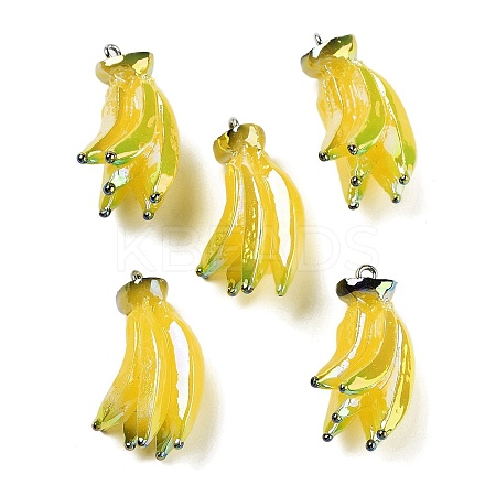 AB Color Resin Pendants RESI-C051-02C-P-1