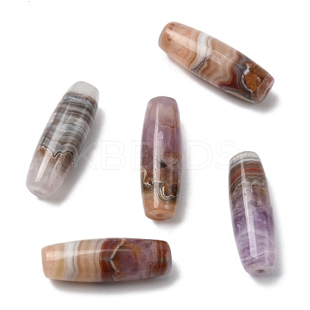 Natural Amethyst Lace Agate Beads G-A282-04-1