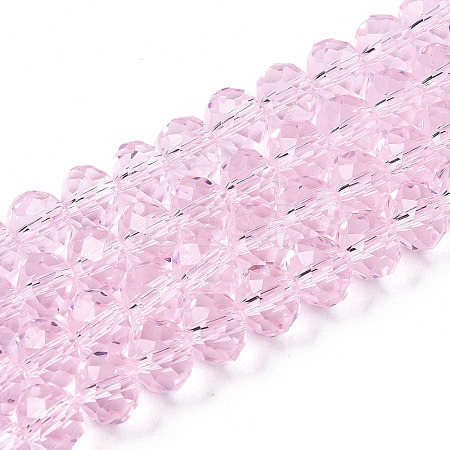 Glass Beads Strands EGLA-A034-T4mm-D10-1