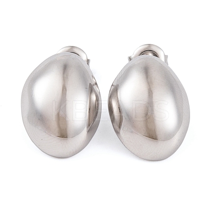 Non-Tarnish 304 Stainless Steel Stud Earrings for Women EJEW-A049-16P-1