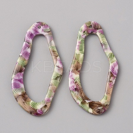 Opaque Acrylic Pendants X1-MACR-TAC0002-06B-1