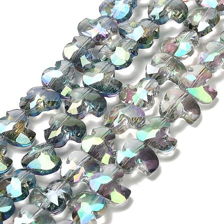 Electroplate Glass Beads Strands EGLA-P066-03A-FR04-1