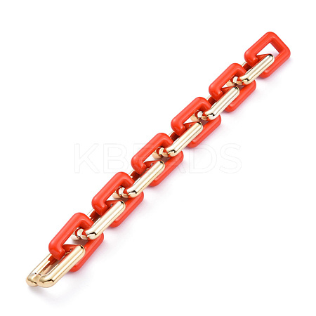 Handmade CCB Plastic Cable Chains AJEW-JB00669-04-1