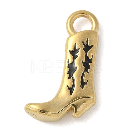 304 Stainless Steel Enamel Pendants LS-STAS-L277-06G-02-1