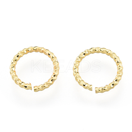 Brass Open Jump Rings KK-N259-56B-1