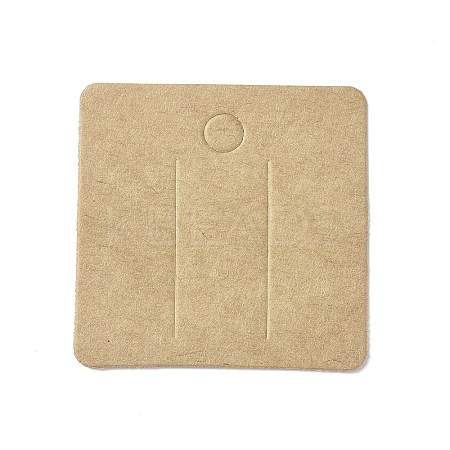 Square Paper Hair Clip Display Cards DIY-B061-01A-02-1