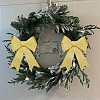 Christmas PVC Glitter Bowknot AJEW-SP0003-72B-02-7