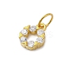 925 Sterling Silver Micro Pave Clear Cubic Zirconia Charms STER-S010-03C-G-2