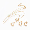 304 Stainless Steel Jewelry Sets SJEW-F204-06-2