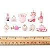 20Pcs 10 Styles Rack Plating Alloy Enamel Pendants ENAM-FS0002-74-5
