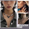 30Pcs 3 Colors Alloy Enamel Pendants ENAM-CJ0004-23-7