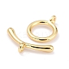Rack Plating Brass Toggle Clasps X-KK-B036-09G-3