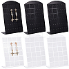 8Pcs 2 Colors 48 Holes Acrylic Earring Display Stands EDIS-CP0001-03-1