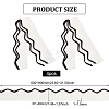 4Pcs 90% Ice Silk & 10% Elastic Fiber Ribbing Fabric for Cuffs FIND-BC0004-46A-2