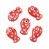 Handmade Porcelain Beads PORC-B009-03O-1