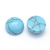 Synthetic Turquoise Cabochons G-P393-R13-8mm-2