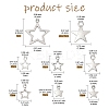 100Pcs 8 Styles Tibetan Style Alloy Pendants TIBE-YW0001-74-6