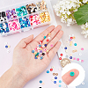 2500Pcs 10 Colors Handmade Polymer Clay Beads Strands CLAY-AR0001-24B-3