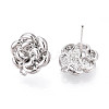 Alloy Stud Earring Findings PALLOY-N150-80P-1