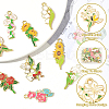20Pcs 10 Styles Alloy Enamel Pendants ENAM-SC0007-21-3