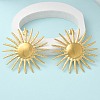 Ion Plating(IP) 304 Stainless Steel Flower Stud Earrings for Women EJEW-M089-09G-2