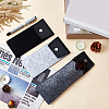 3Pcs 3 Colors PU Imitation Leather & Felt Slip-in Glasses Cases AJEW-PH0004-72-5