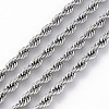 Non-Tarnish 304 Stainless Steel Rope Chain Necklaces for Men Women LS-NJEW-T012-03-66-S-01-1