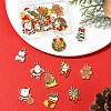 20Pcs 10 Styles Christmas Theme Alloy Enamel Pendants ENAM-FS0002-13-7