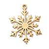 Christmas Theme 304 Stainless Steel Pendants STAS-R003-04G-05-1