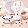 28Pcs 7 Colors  Platinum Plated Alloy Enamel Pendants ENAM-TA0002-30-7