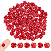 50Pcs Dyed Synthetic Coral Beads FIND-ME0003-86A-1