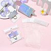 50Pcs Rectangle Foldable Paper Jewelry Display Cards for Rings CDIS-FS0001-31D-6