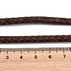 Braided Leather Cord with Core WL-F009-5mm-03-3