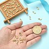 30Pcs Brass Micro Pave Cubic Zirconia Pendants ZIRC-CJ0001-21-4