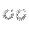 Non-Tarnish 304 Stainless Steel Sun Stud Earrings LS-STAS-B034-13P-1