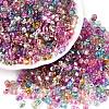 Baking Paint Transparent Glass Seed Beads X-SEED-N006-05-1