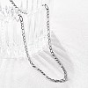 Non-Tarnish 304 Stainless Steel Figaro Chain Necklaces LS-STAS-K168-02P-3