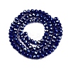 Electroplate Glass Beads Strands EGLA-A044-P3mm-A07-3